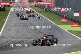 Romain Grosjean (FRA) Lotus F1 E23. 06.09.2015. Formula 1 World Championship, Rd 12, Italian Grand Prix, Monza, Italy, Race Day.