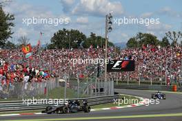 Nico Hulkenberg (GER) Sahara Force India F1 VJM08. 06.09.2015. Formula 1 World Championship, Rd 12, Italian Grand Prix, Monza, Italy, Race Day.
