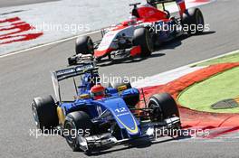 Felipe Nasr (BRA) Sauber C34. 06.09.2015. Formula 1 World Championship, Rd 12, Italian Grand Prix, Monza, Italy, Race Day.