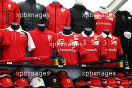Ferrari merchandise on sale. 05.09.2015. Formula 1 World Championship, Rd 12, Italian Grand Prix, Monza, Italy, Qualifying Day.