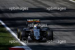 Sergio Perez (MEX), Sahara Force India  05.09.2015. Formula 1 World Championship, Rd 12, Italian Grand Prix, Monza, Italy, Qualifying Day.