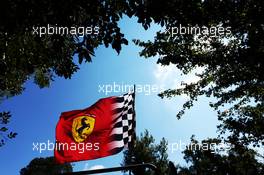 Ferrari flag. 05.09.2015. Formula 1 World Championship, Rd 12, Italian Grand Prix, Monza, Italy, Qualifying Day.