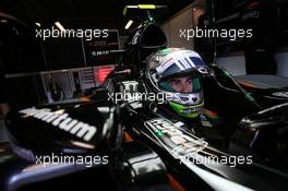 Sergio Perez (MEX) Sahara Force India F1 VJM08. 05.09.2015. Formula 1 World Championship, Rd 12, Italian Grand Prix, Monza, Italy, Qualifying Day.
