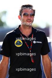 Matthew Carter (GBR) Lotus F1 Team CEO. 06.09.2015. Formula 1 World Championship, Rd 12, Italian Grand Prix, Monza, Italy, Race Day.