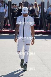 Lewis Hamilton (GBR) Mercedes AMG F1. 06.09.2015. Formula 1 World Championship, Rd 12, Italian Grand Prix, Monza, Italy, Race Day.