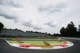 First chicane kerb detail. 03.09.2015. Formula 1 World Championship, Rd 12, Italian Grand Prix, Monza, Italy, Preparation Day.