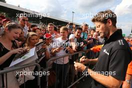 Romain Grosjean (FRA), Lotus F1 Team  03.09.2015. Formula 1 World Championship, Rd 12, Italian Grand Prix, Monza, Italy, Preparation Day.
