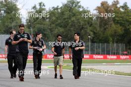 Sergio Perez (MEX), Sahara Force India  03.09.2015. Formula 1 World Championship, Rd 12, Italian Grand Prix, Monza, Italy, Preparation Day.