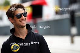 Romain Grosjean (FRA) Lotus F1 Team. 03.09.2015. Formula 1 World Championship, Rd 12, Italian Grand Prix, Monza, Italy, Preparation Day.