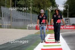 Carlos Sainz (ESP), Scuderia Toro Rosso  03.09.2015. Formula 1 World Championship, Rd 12, Italian Grand Prix, Monza, Italy, Preparation Day.
