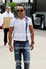 Felipe Massa (BRA) Williams. 03.09.2015. Formula 1 World Championship, Rd 12, Italian Grand Prix, Monza, Italy, Preparation Day.