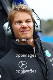 Nico Rosberg (GER) Mercedes AMG F1. 02.02.2015. Formula One Testing, Day Two, Jerez, Spain.