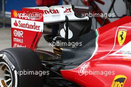 Ferrari SF15-T rear wing detail. 02.02.2015. Formula One Testing, Day Two, Jerez, Spain.
