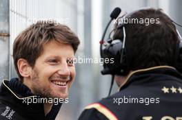 Romain Grosjean (FRA) Lotus F1 Team. 02.02.2015. Formula One Testing, Day Two, Jerez, Spain.