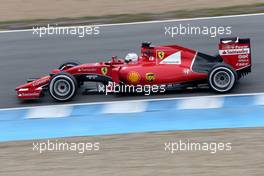 Sebastian Vettel (GER), Scuderia Ferrari  02.02.2015. Formula One Testing, Day Two, Jerez, Spain.
