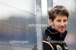 Romain Grosjean (FRA) Lotus F1 Team. 02.02.2015. Formula One Testing, Day Two, Jerez, Spain.