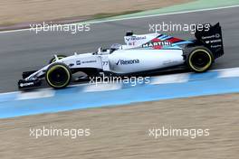 Valtteri Bottas (FIN), Williams F1 Team  02.02.2015. Formula One Testing, Day Two, Jerez, Spain.