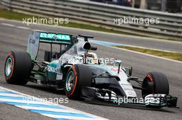 Lewis Hamilton (GBR) Mercedes AMG F1 W06. 02.02.2015. Formula One Testing, Day Two, Jerez, Spain.