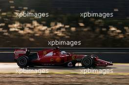 Sebastian Vettel (GER) Ferrari SF15-T. 02.02.2015. Formula One Testing, Day Two, Jerez, Spain.