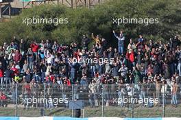 Fans. 01.02.2015. Formula One Testing, Day One, Jerez, Spain.