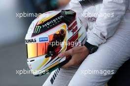 The helmet of Lewis Hamilton (GBR) Mercedes AMG F1. 01.02.2015. Formula One Testing, Day One, Jerez, Spain.