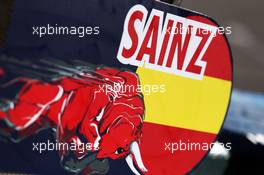 Pit board for Carlos Sainz Jr (ESP) Scuderia Toro Rosso STR10. 01.02.2015. Formula One Testing, Day One, Jerez, Spain.
