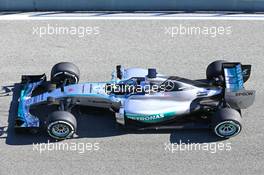 Nico Rosberg (GER) Mercedes AMG F1 W06. 01.02.2015. Formula One Testing, Day One, Jerez, Spain.