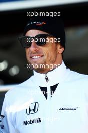 Jenson Button (GBR) McLaren. 01.02.2015. Formula One Testing, Day One, Jerez, Spain.