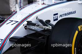 Williams FW37 front suspension detail. 01.02.2015. Formula One Testing, Day One, Jerez, Spain.