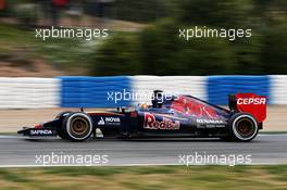 Carlos Sainz Jr (ESP) Scuderia Toro Rosso STR10. 03.02.2015. Formula One Testing, Day Three, Jerez, Spain.