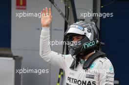 Nico Rosberg (GER) Mercedes AMG F1 arrives back in the pits after stopping on the circuit. 03.02.2015. Formula One Testing, Day Three, Jerez, Spain.