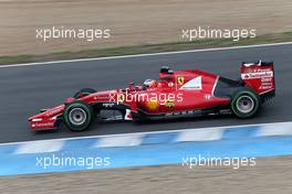 Kimi Raikkonen (FIN), Scuderia Ferrari  03.02.2015. Formula One Testing, Day Three, Jerez, Spain.