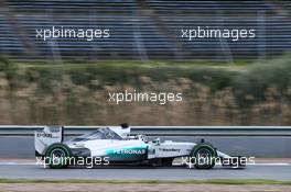 Nico Rosberg (GER) Mercedes AMG F1 W06. 03.02.2015. Formula One Testing, Day Three, Jerez, Spain.