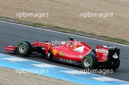 Kimi Raikkonen (FIN) Ferrari SF15-T. 03.02.2015. Formula One Testing, Day Three, Jerez, Spain.