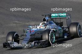 Lewis Hamilton (GBR) Mercedes AMG F1 W06. 04.02.2015. Formula One Testing, Day Four, Jerez, Spain.