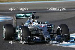 Lewis Hamilton (GBR) Mercedes AMG F1 W06. 04.02.2015. Formula One Testing, Day Four, Jerez, Spain.