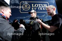 Romain Grosjean (FRA), Lotus F1 Team  04.02.2015. Formula One Testing, Day Four, Jerez, Spain.