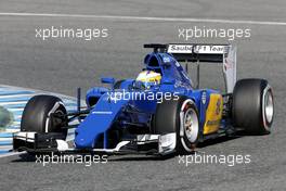 Marcus Ericsson (SWE), Sauber F1 Team  04.02.2015. Formula One Testing, Day Four, Jerez, Spain.