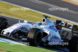 Felipe Massa (BRA) Williams FW37. 04.02.2015. Formula One Testing, Day Four, Jerez, Spain.