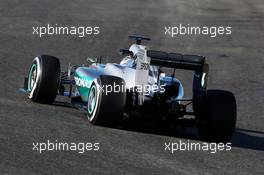 Lewis Hamilton (GBR) Mercedes AMG F1 W06. 04.02.2015. Formula One Testing, Day Four, Jerez, Spain.