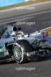 Lewis Hamilton (GBR) Mercedes AMG F1 W06. 04.02.2015. Formula One Testing, Day Four, Jerez, Spain.