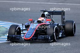 Jenson Button (GBR), McLaren Honda  04.02.2015. Formula One Testing, Day Four, Jerez, Spain.