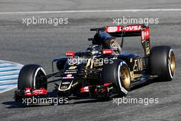 Romain Grosjean (FRA), Lotus F1 Team  04.02.2015. Formula One Testing, Day Four, Jerez, Spain.