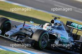 Lewis Hamilton (GBR) Mercedes AMG F1 W06. 04.02.2015. Formula One Testing, Day Four, Jerez, Spain.