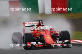Sebastian Vettel (GER) Ferrari SF15-T. 25.09.2015. Formula 1 World Championship, Rd 14, Japanese Grand Prix, Suzuka, Japan, Practice Day.