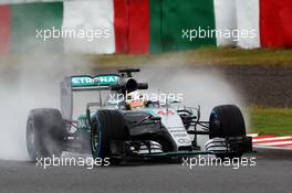 Lewis Hamilton (GBR) Mercedes AMG F1 W06. 25.09.2015. Formula 1 World Championship, Rd 14, Japanese Grand Prix, Suzuka, Japan, Practice Day.