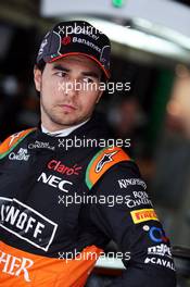 Sergio Perez (MEX) Sahara Force India F1. 25.09.2015. Formula 1 World Championship, Rd 14, Japanese Grand Prix, Suzuka, Japan, Practice Day.