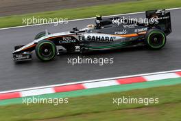 Sergio Perez (MEX), Sahara Force India  25.09.2015. Formula 1 World Championship, Rd 14, Japanese Grand Prix, Suzuka, Japan, Practice Day.