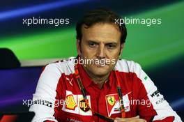 Luigi Fraboni (ITA) Ferrari Head of Engine Trackside Operations in the FIA Press Conference. 25.09.2015. Formula 1 World Championship, Rd 14, Japanese Grand Prix, Suzuka, Japan, Practice Day.