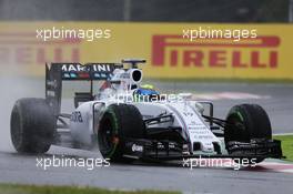 Felipe Massa (BRA) Williams FW37. 25.09.2015. Formula 1 World Championship, Rd 14, Japanese Grand Prix, Suzuka, Japan, Practice Day.